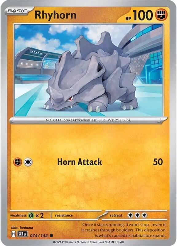Rhyhorn 074/142 - Stellar Crown