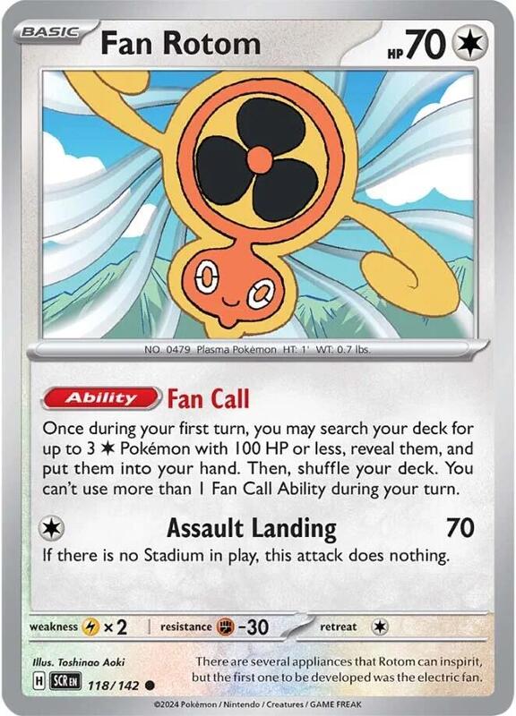 Fan Rotom 118/142 - Stellar Crown