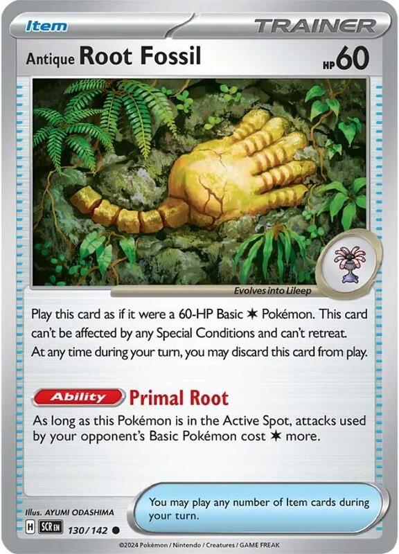 Antique Root Fossil 130/142 - Stellar Crown