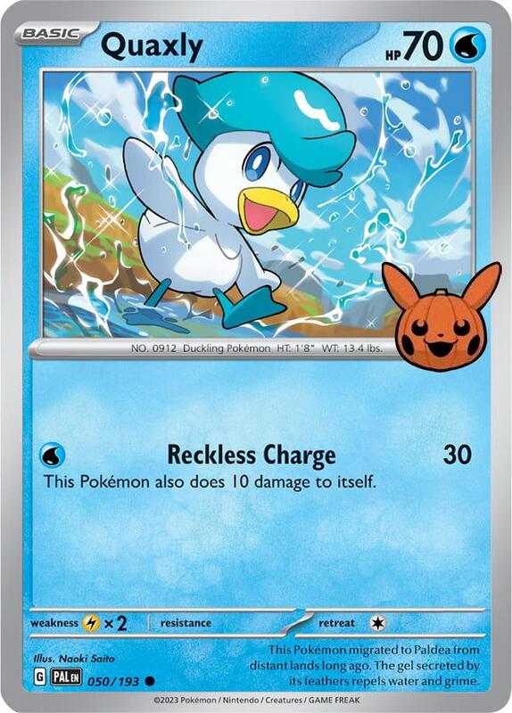 Karta Pokemon Quaxly 50/193 - Trick or Trade BOOster Bundle 2024