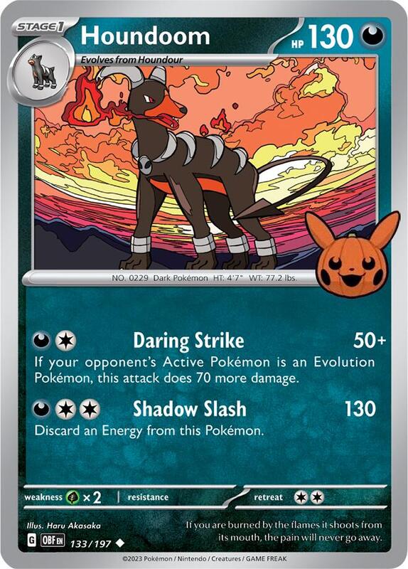 Houndoom 133/197 - Obsidian Flames