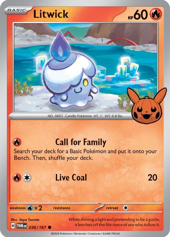 Litwick 036/167 - Obsidian Flames