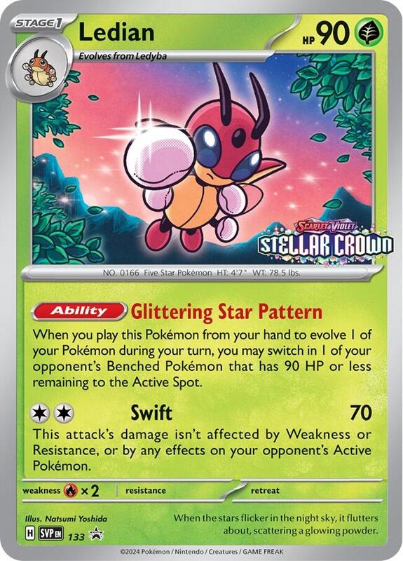 Karta Pokemon Ledian - 133 - SV: Scarlet & Violet Promo Cards 133