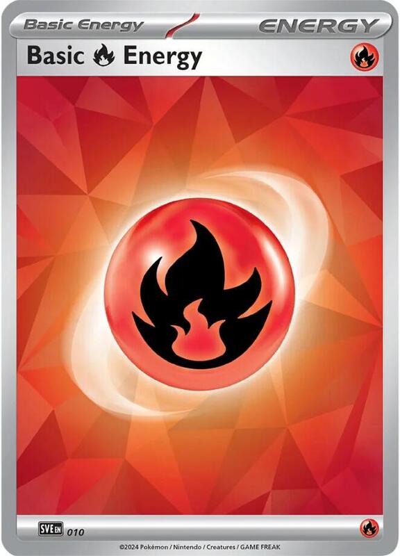 Karta Pokemon Basic Fire Energy - 10 - SVE: Scarlet & Violet Energies 10