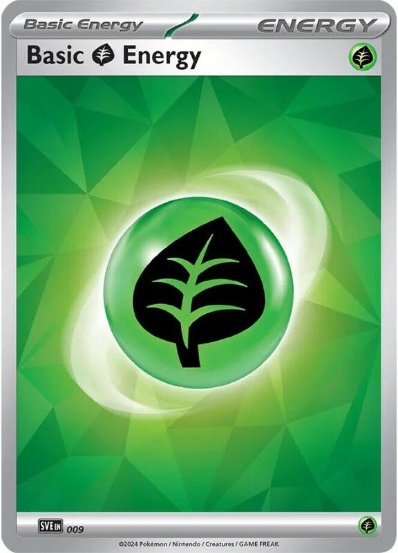 Karta Pokemon Basic Grass Energy - 9 - SVE: Scarlet & Violet Energies 9