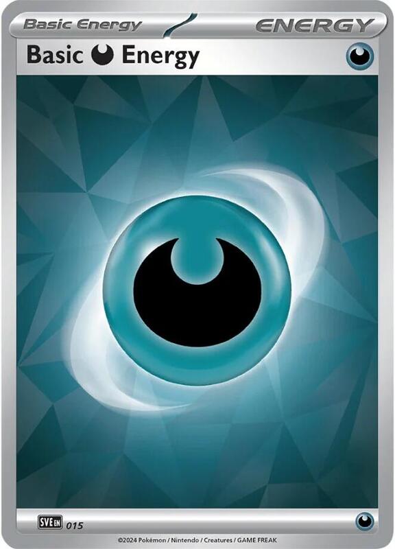 Karta Pokemon Basic Darkness Energy - 15 - SVE: Scarlet & Violet Energies 15
