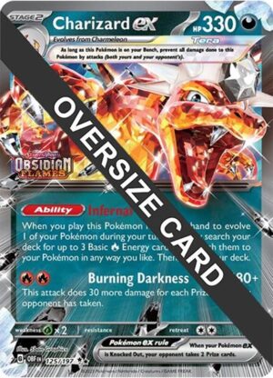 Karta Pokemon Charizard ex 125/197 - Jumbo Cards
