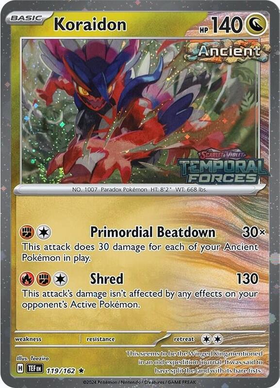 Karta Pokemon Koraidon 119/162 (European Promo) - Miscellaneous Cards & Products