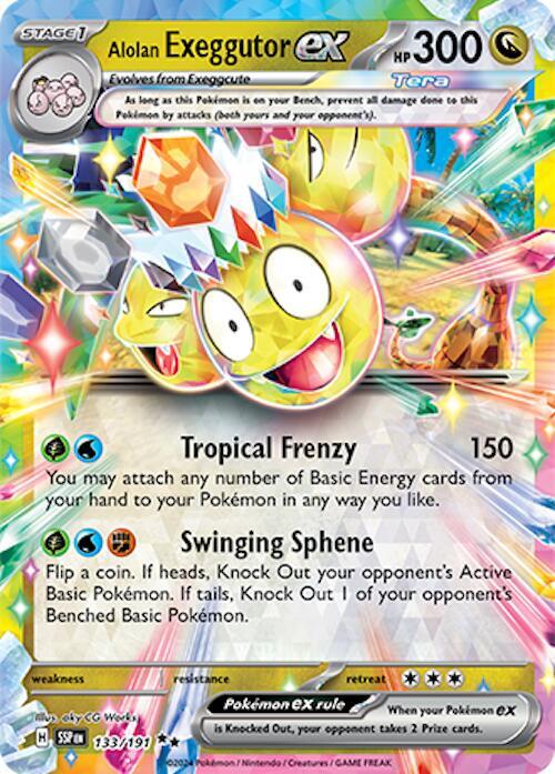 Alolan Exeggutor ex 133/191 - Surging Sparks