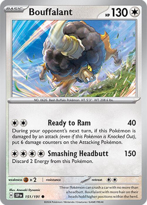Bouffalant 151/191 - Surging Sparks