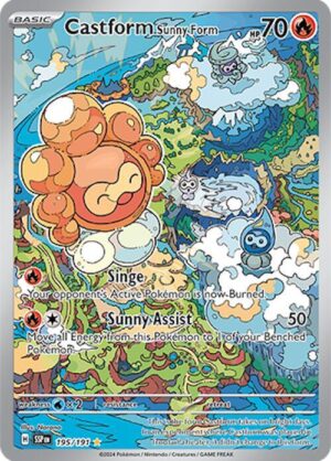 Castform Sunny Form 195/191 - Surging Sparks