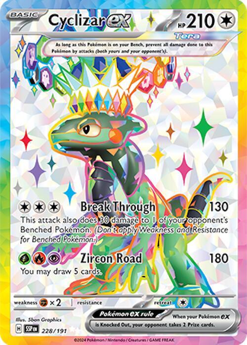 Cyclizar ex 228/191 - Surging Sparks