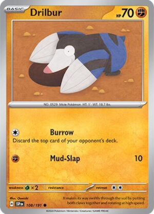Drilbur 108/191 - Surging Sparks