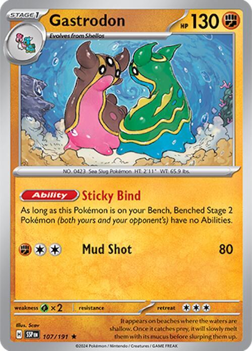 Gastrodon 107/191 - Surging Sparks
