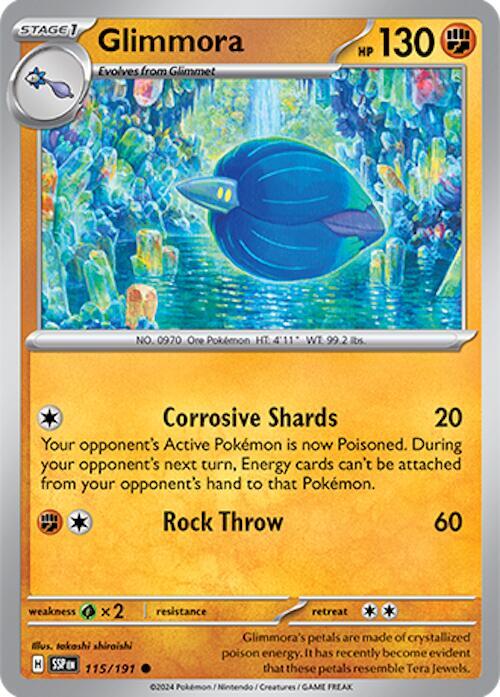 Glimmora 115/191 - Surging Sparks