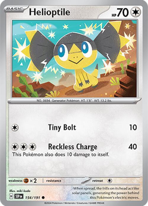 Helioptile 154/191 - Surging Sparks