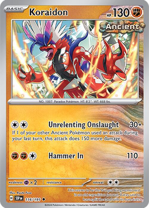 Koraidon 116/191 - Surging Sparks