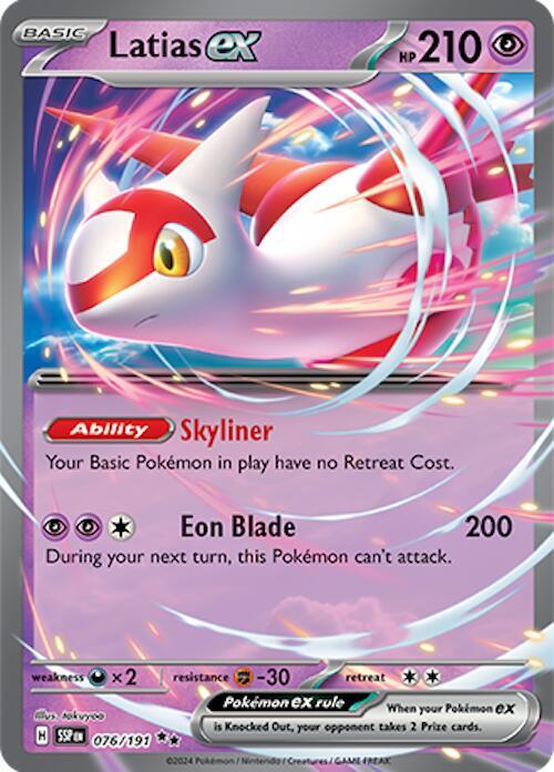 Latias ex 076/191 - Surging Sparks