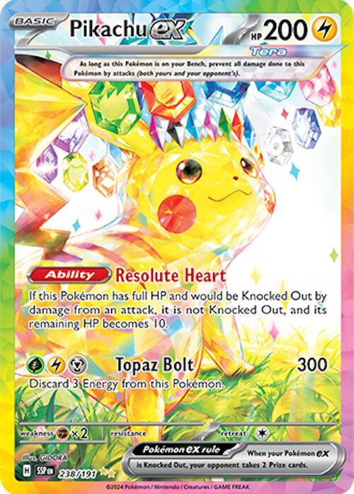 Pikachu ex 238/191 - Surging Sparks