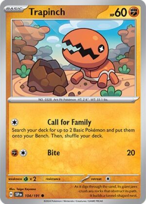 Trapinch 104/191 - Surging Sparks
