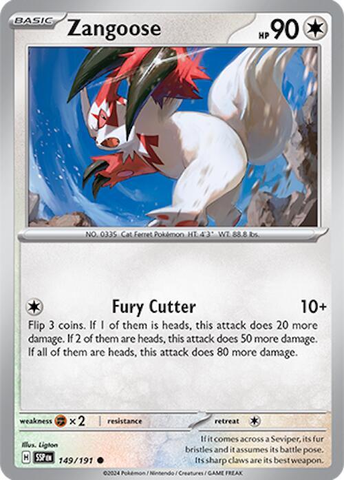 Zangoose 149/191 - Surging Sparks