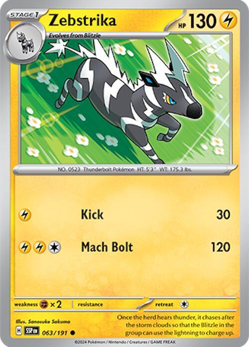 Zebstrika 063/191 - Surging Sparks