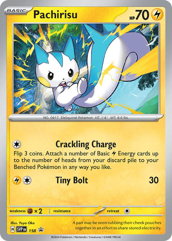 Karta Pokemon Pachirisu - 158 - SV: Scarlet & Violet Promo Cards 158
