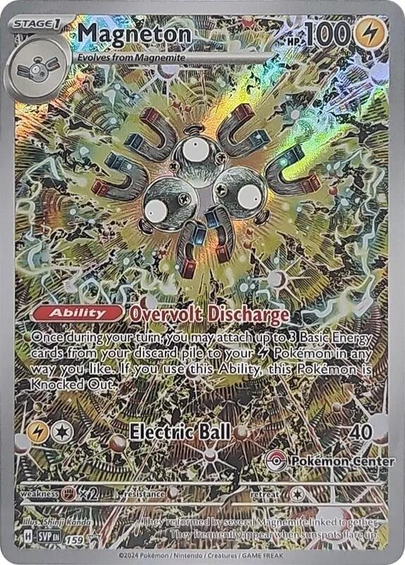 Karta Pokemon Magneton - 159 (Pokémon Center Exclusive) - SV: Scarlet & Violet Promo Cards 159