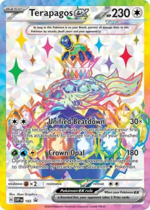 Karta Pokemon Terapagos ex - 165 - SV: Scarlet & Violet Promo Cards 165