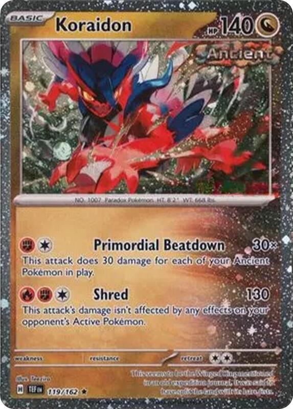 Karta Pokemon Koraidon 119/162 (Cosmos Holo) - Miscellaneous Cards & Products