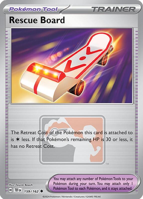 Karta Pokemon Rescue Board 159/162 (League Promo) - League & Championship Cards