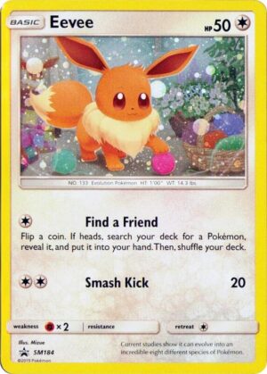 Karta Pokemon Eevee - SM184 (Cosmos Holo) - SM Promos SM184