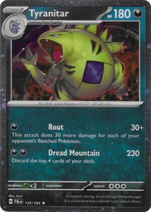 Karta Pokemon Tyranitar 135/193 (Cosmo Foil) - Miscellaneous Cards & Products