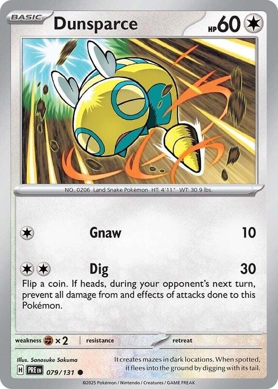 Dunsparce 079/131 - Prismatic Evolutions