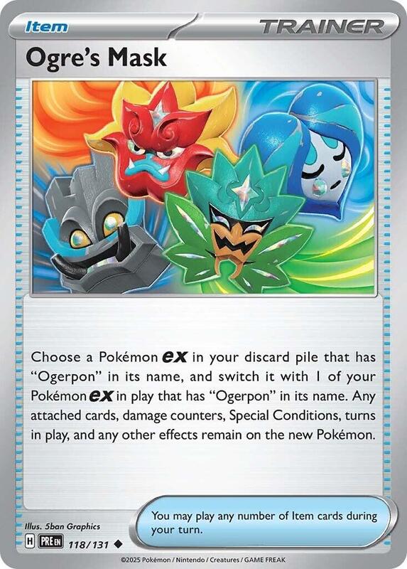 Ogre's Mask 118/131 - Prismatic Evolutions