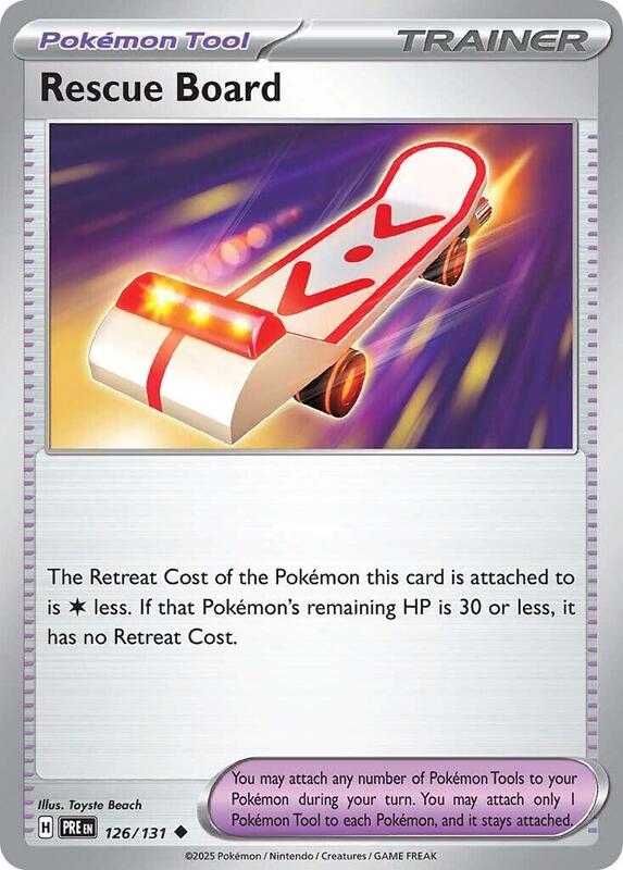 Rescue Board 126/131 - Prismatic Evolutions