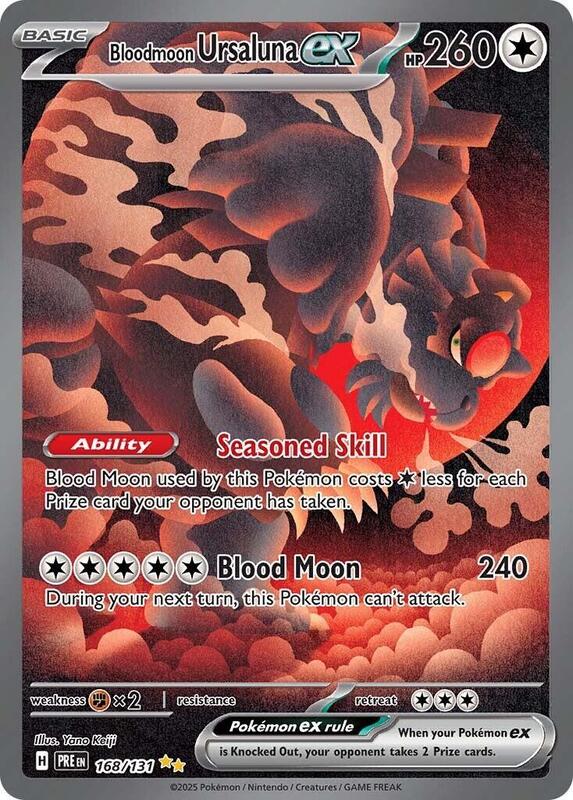 Bloodmoon Ursaluna ex 168/131 - Prismatic Evolutions