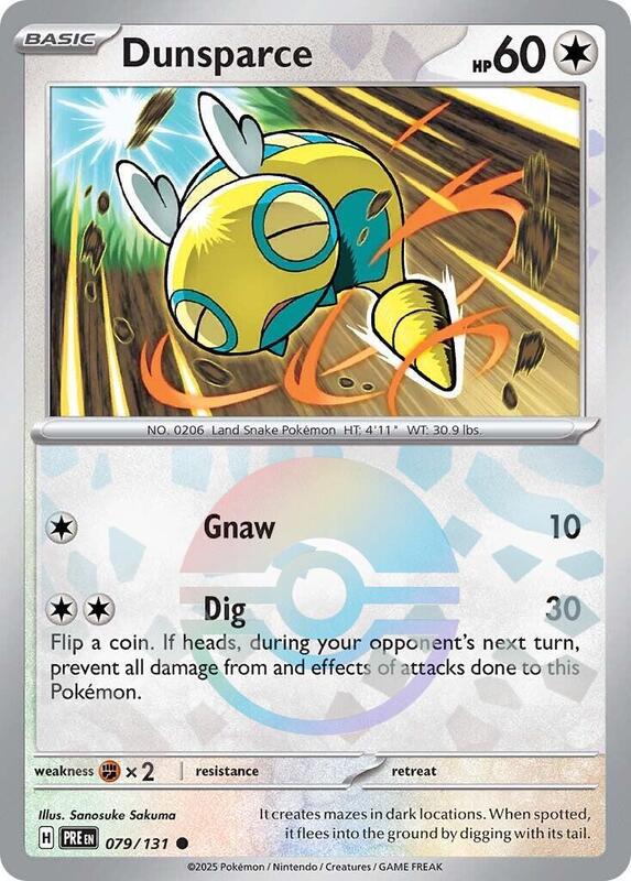 Dunsparce 079/131 - Prismatic Evolutions