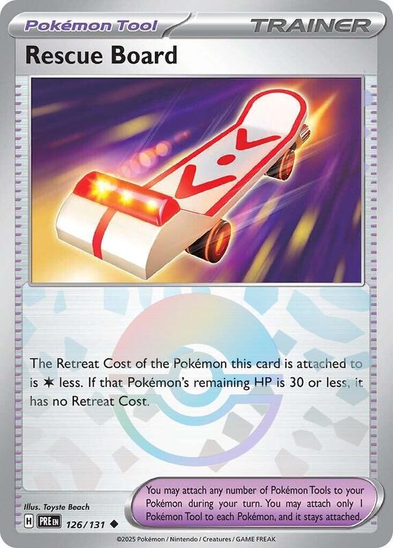 Rescue Board 126/131 - Prismatic Evolutions