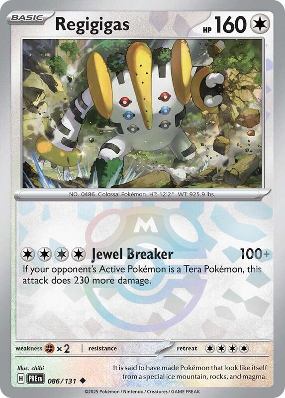 Regigigas 086/131 - Prismatic Evolutions