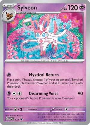 Karta Pokemon Sylveon - 172 (Cosmos Holo) - SV: Scarlet & Violet Promo Cards 172