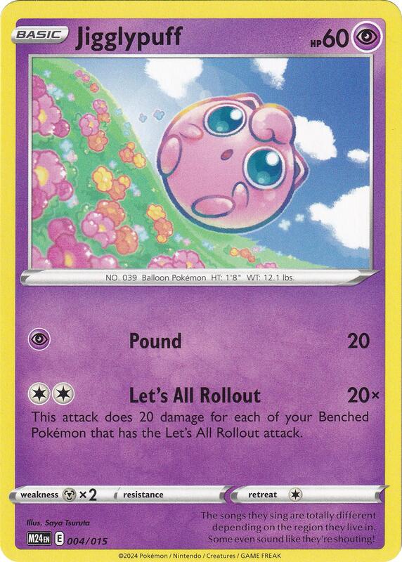 Karta Pokemon Jigglypuff 4/015 - McDonald's Promos 2024