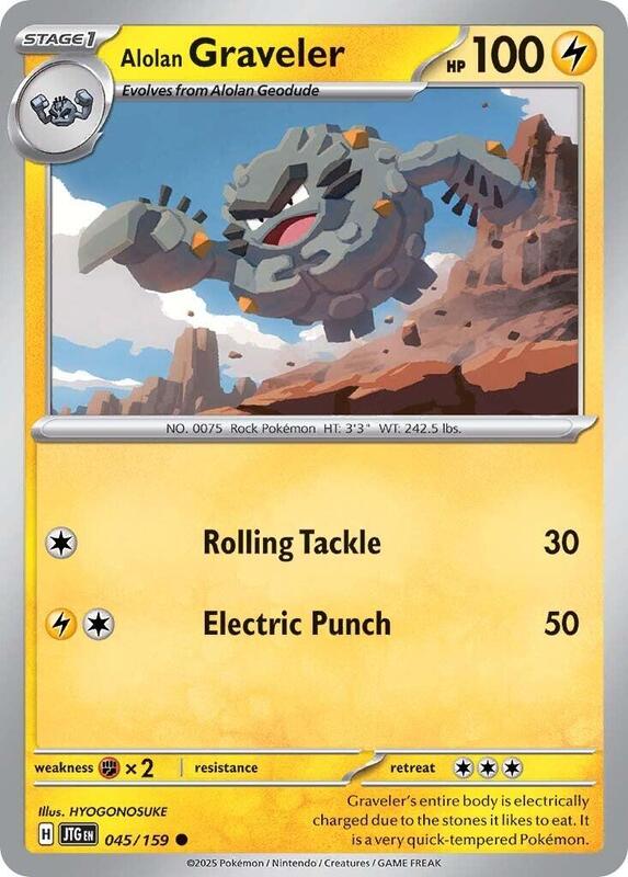 Alolan Graveler 045/159 - Journey Together