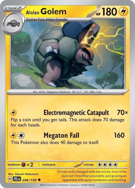 Alolan Golem 046/159 - Journey Together