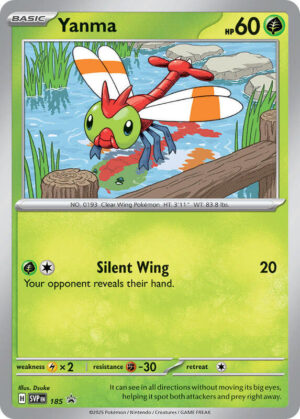 Karta Pokemon Yanma - 185 - SV: Scarlet & Violet Promo Cards 185