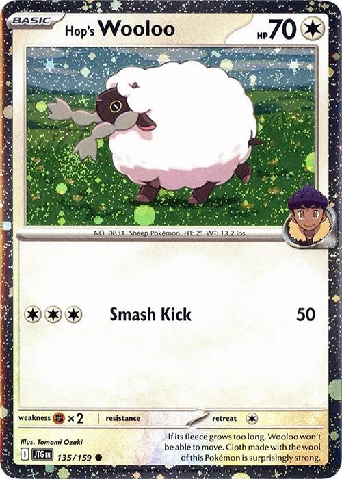 Karta Pokemon Hop's Wooloo 135/159 (Cosmos Holo) - Miscellaneous Cards & Products