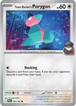 Team Rocket's Porygon 153/182 - Destined Rivals