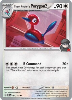 Team Rocket's Porygon2 154/182 - Destined Rivals