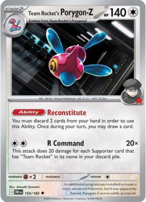 Team Rocket's Porygon-Z 155/182 - Destined Rivals