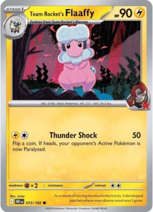 Team Rocket's Flaaffy 073/182 - Destined Rivals